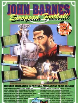 John Barnes European Football Magazine Advert