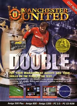 Manchester United - The Double Magazine Advert